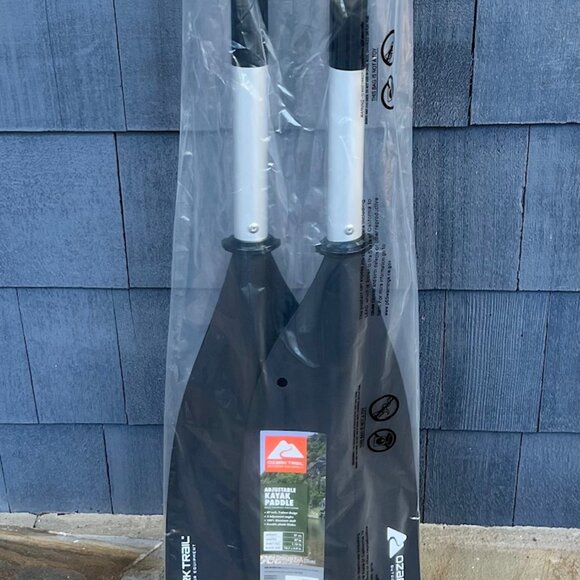 Ozark Trail Black & Aluminum Kayak Paddle, 87-inch Two Piece NWT - Picture 1 of 4